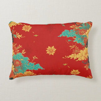 chinese background accent pillow dekokissen