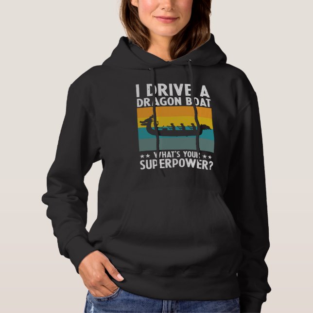 Chinese Boat Racing Quote for Dragon Boat Coach  1 Hoodie (Vorderseite)