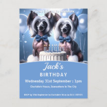 Chinese Crested Birthday Party