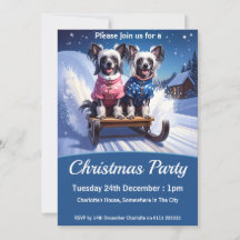 Chinese Crested Christmas Party