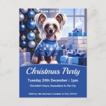 Chinese Crested Christmas Party