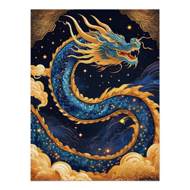chinese dragon poster (Vorderseite)