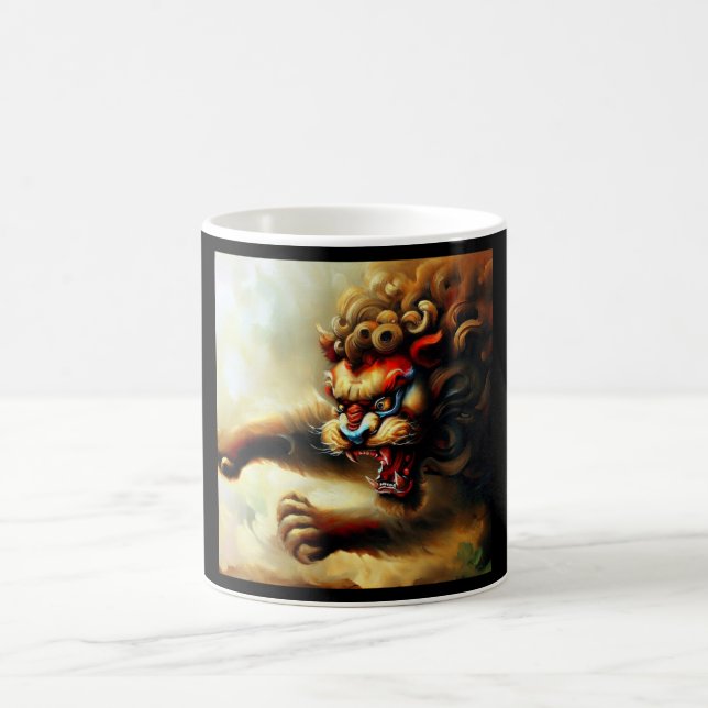 Chinese Foo Lion (10) Kaffeetasse (Mittel)