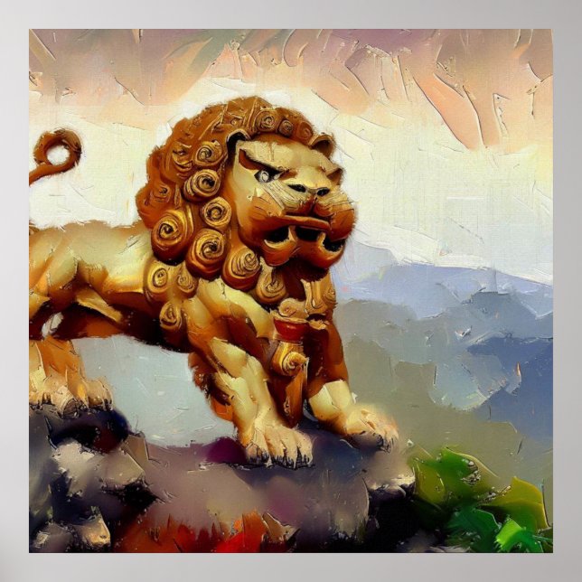 Chinese Foo Lion (20) Poster (Vorne)