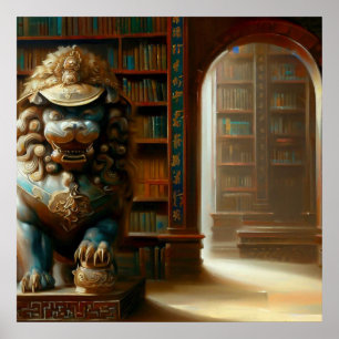 Chinese Foo Lion (21) Poster