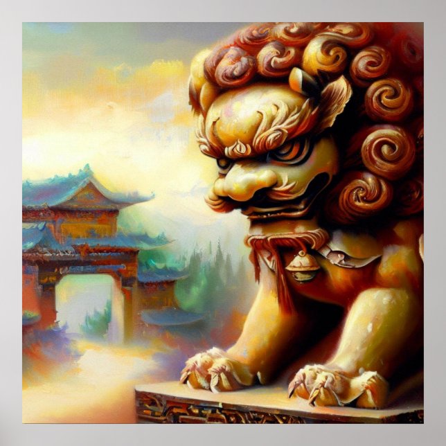 Chinese Foo Lion (24) Poster (Vorne)