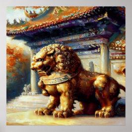 Chinese Foo Lion (25) Poster