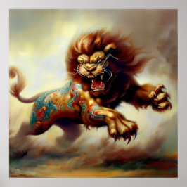 Chinese Foo Lion (26) Poster
