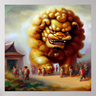 Chinese Foo Lion (33) Poster