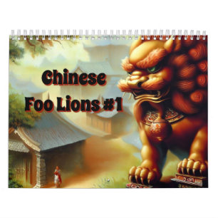 Chinese Foo Lions #1 Kalender