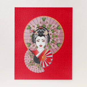 Chinese Geisha Girl Puzzle