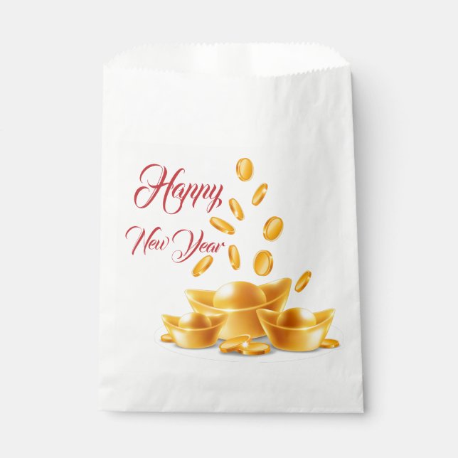 Chinese Happy New Year Favor Bag Geschenktütchen (Vorderseite)