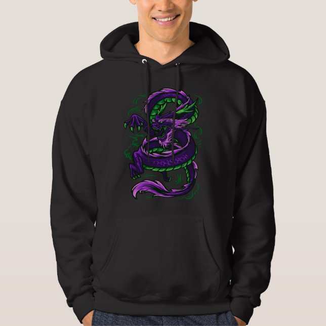 Chinese Japanese Culture Dragon Asian Mythology An Hoodie (Vorderseite)