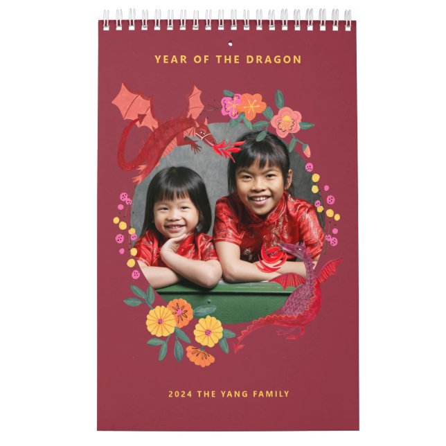 Chinese Lunar new year of the dragon photo  Kalender (Titelbild)