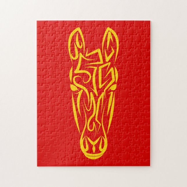 Chinese Lunar New Year of the Horse 2026 4724 Fire Puzzle (Vertikal)