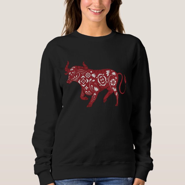 Chinese New Year 2021  Year of the Ox Sweatshirt (Vorderseite)