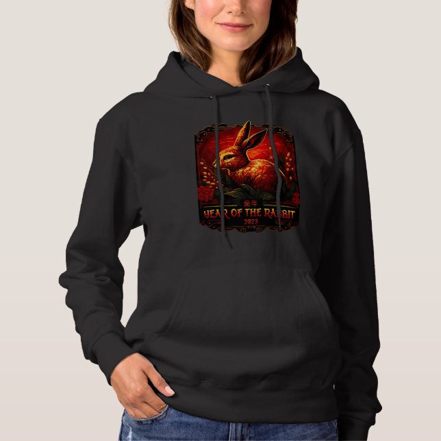 Chinese New Year 2023 Zodiac Lunar New Year Of The Hoodie (Vorderseite)