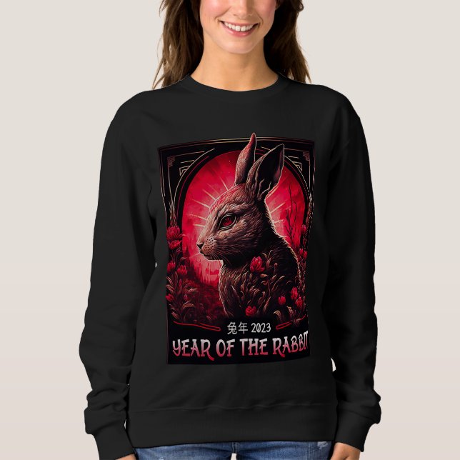 Chinese New Year 2023 Zodiac Lunar New Year Of The Sweatshirt (Vorderseite)