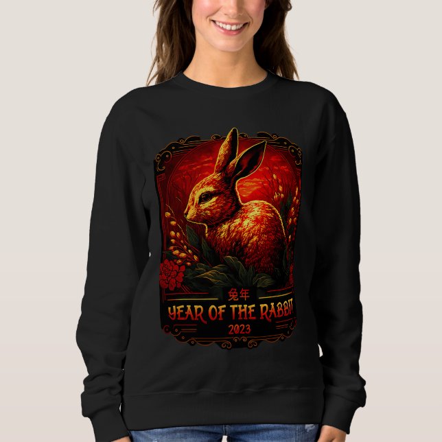 Chinese New Year 2023 Zodiac Lunar New Year Of The Sweatshirt (Vorderseite)