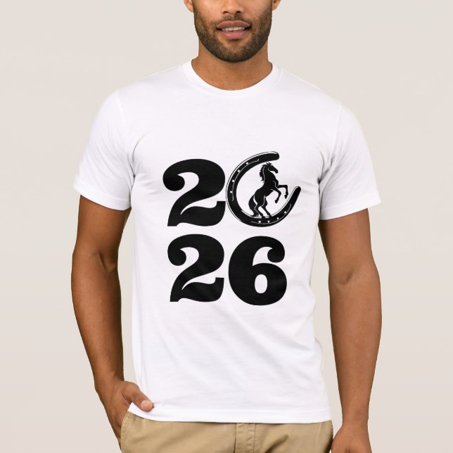 Chinese New Year 2026 of the Horse - Custom 2026 T-Shirt (Vorderseite)