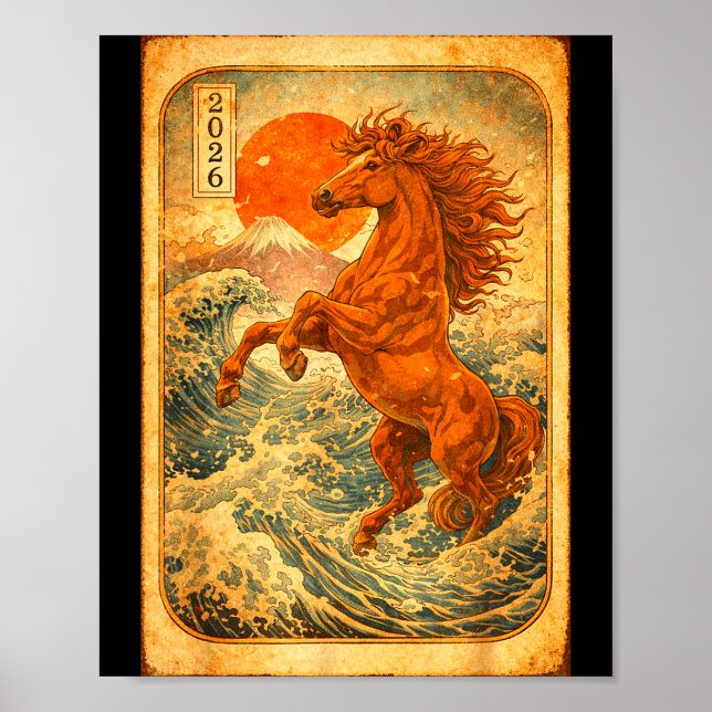 Chinese New Year 2026 Of The Horse Lunar New Year  Poster (Vorne)