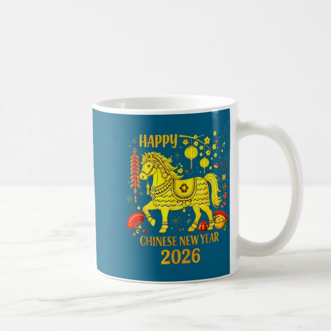 Chinese New Year 2026 Year Of The Horse 1  Kaffeetasse (Rechts)