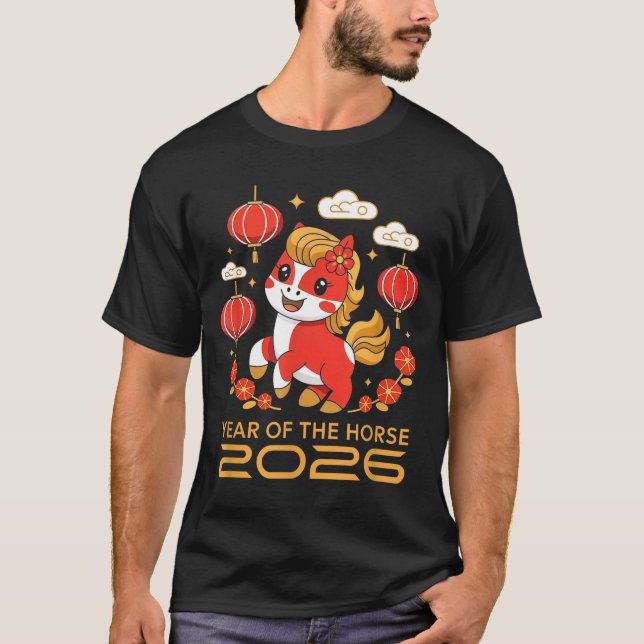 Chinese New Year 2026 Year Of The Horse 2026 Women T-Shirt (Vorderseite)