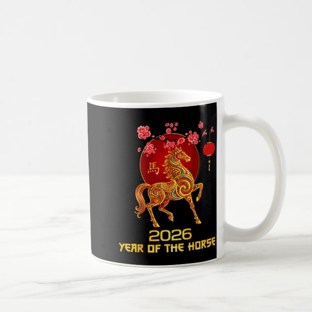 Chinese New Year 2026 Year Of The Horse For Women  Kaffeetasse (Rechts)