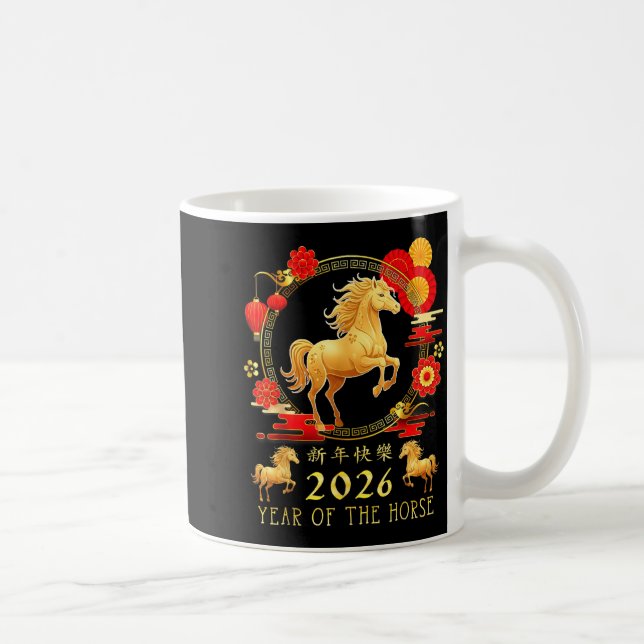 Chinese New Year 2026 Year Of The Horse For Women  Kaffeetasse (Rechts)