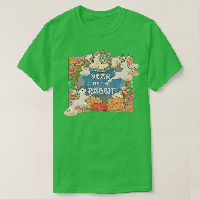 Chinese New Year of the Rabbit 2023 Happy Lunar Ne T-Shirt (Design vorne)