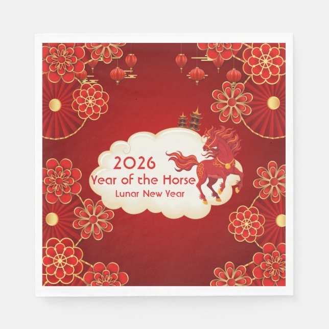 Chinese New Year Serviette (Vorderseite)