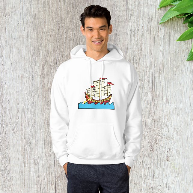 Chinese Sailing Ship Mens Hoodie (Von Creator hochgeladen)