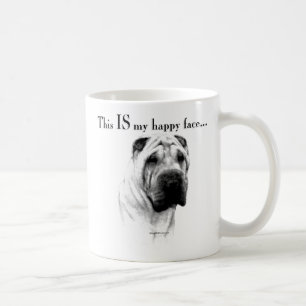 Chinese Shar Pei glückliches Gesicht Tasse