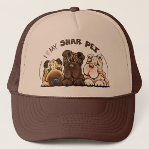 Chinese Shar Pei Liebhaber Truckerkappe