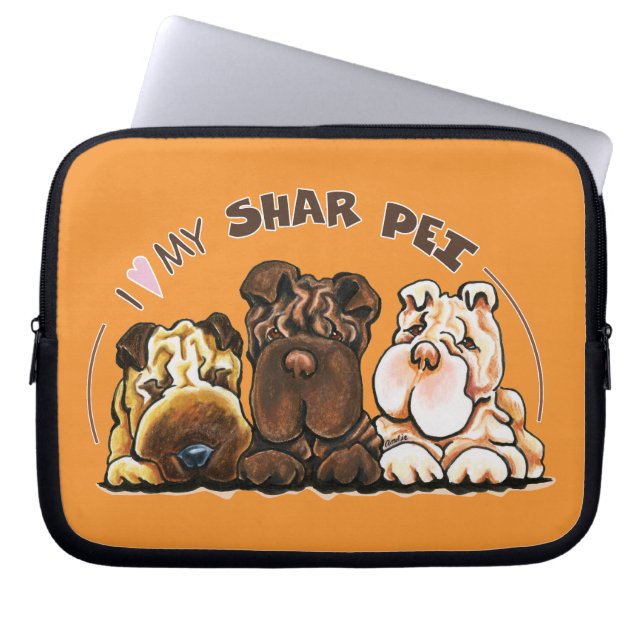 Chinese Shar Pei Lover Laptopschutzhülle (Vorderseite)