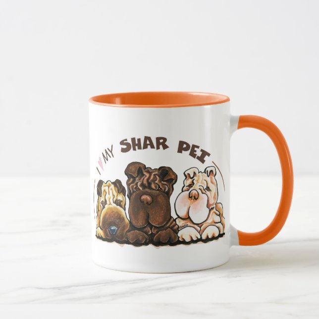 Chinese Shar Pei Lover Tasse (Rechts)