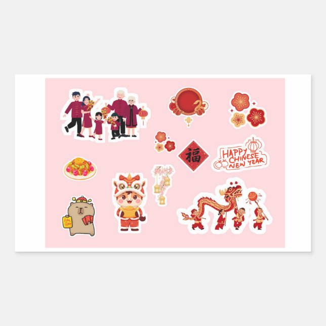 Chinese Theme Digital Stickers | Country Edition (Vorderseite)