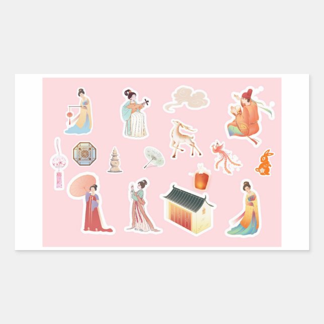 Chinese Theme Digital Stickers  | Country Edition (Vorderseite)