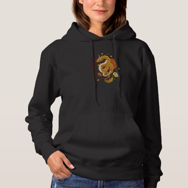 Chinese Vietnamese New Year 12 Zodiacs Calligraphy Hoodie (Vorderseite)