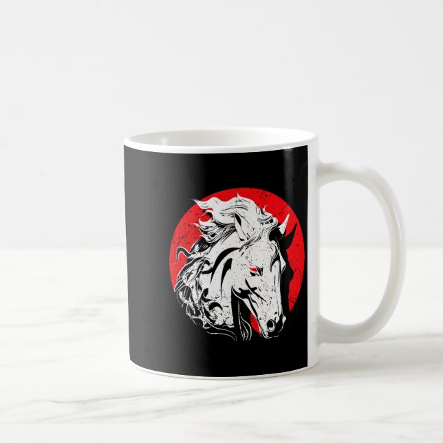 Chinese Zodiac Horse2026 Decorations Year Of The H Kaffeetasse (Rechts)
