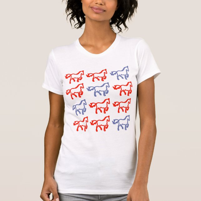 Chinese Zodiac Horse design T-Shirt (Vorderseite)