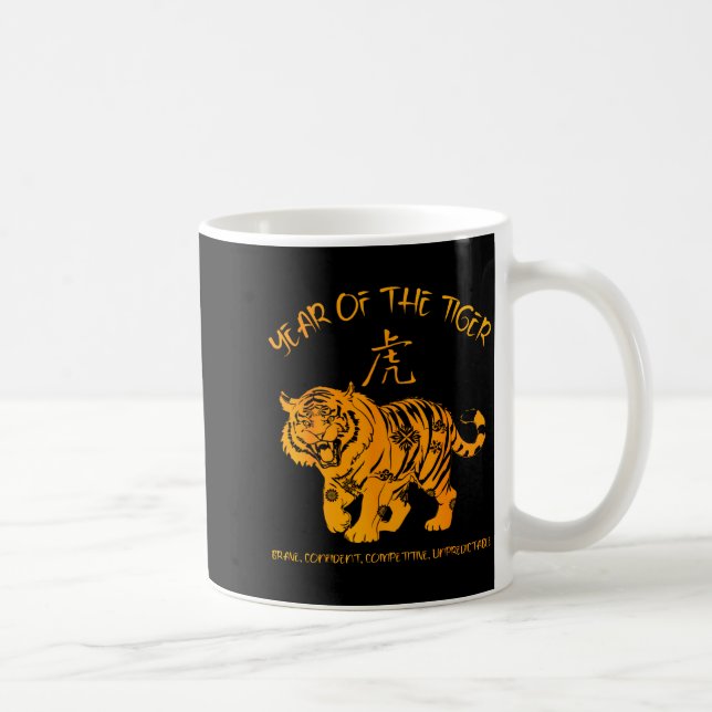 Chinese Zodiac Lunar New Year Astrology Horoscope  Kaffeetasse (Rechts)