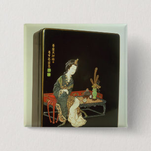 Chinesisch-ähnlicher Schreibenskasten Button