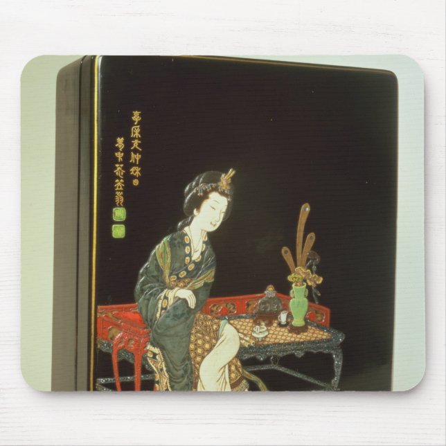 Chinesisch-ähnlicher Schreibenskasten Mousepad (Vorne)