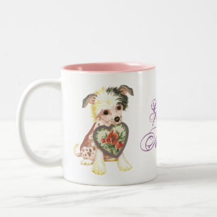 Chinesisch-Created-Heart-Mama Zweifarbige Tasse