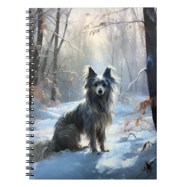 Chinesisch Created Let It Snow Weihnachten Notizblock (Vorderseite)