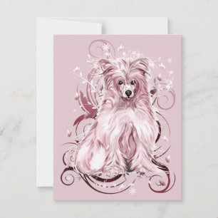 Chinesisch Created Pink NB Einladung