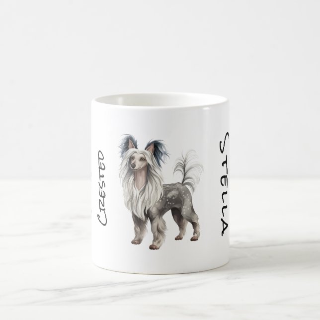 Chinesisch-Crested-Hund-Tasse Kaffeetasse (Mittel)