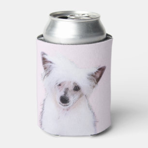 Chinesisch Crested Powderpuff Painting - Hundekuns Dosenkühler