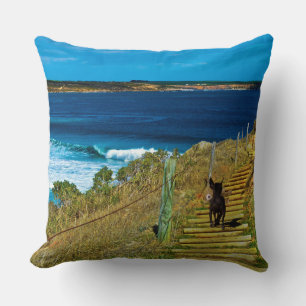 Chinesisch Crested Welpe Steal Teddy Large Cushion Kissen